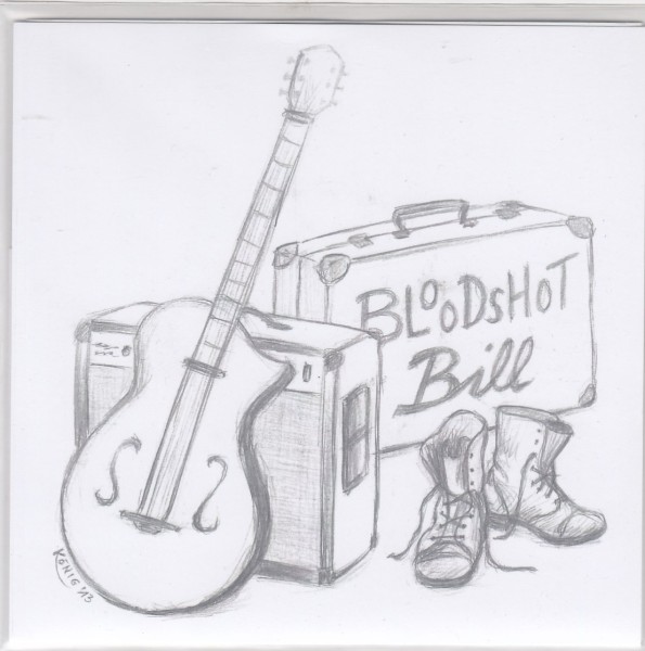 BLOODSHOT BILL - Travelin' Guitar 7"EP