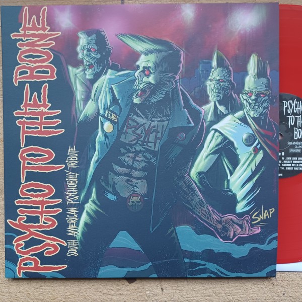 V.A. - Psycho To The Bone LP ltd. RED