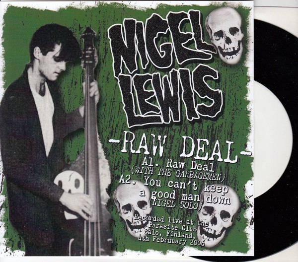 NIGEL LEWIS - Raw Deal 7" test pressing