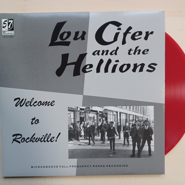 LOU CIFER & THE HELLIONS - Welcome To Rockville LP 2nd Hand RED