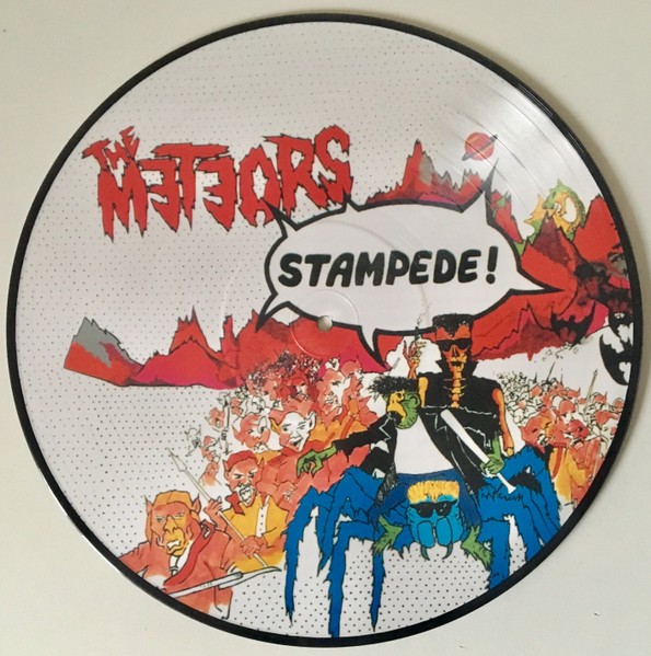 METEORS - Stampede Pic. Disc ltd. 2nd Hand