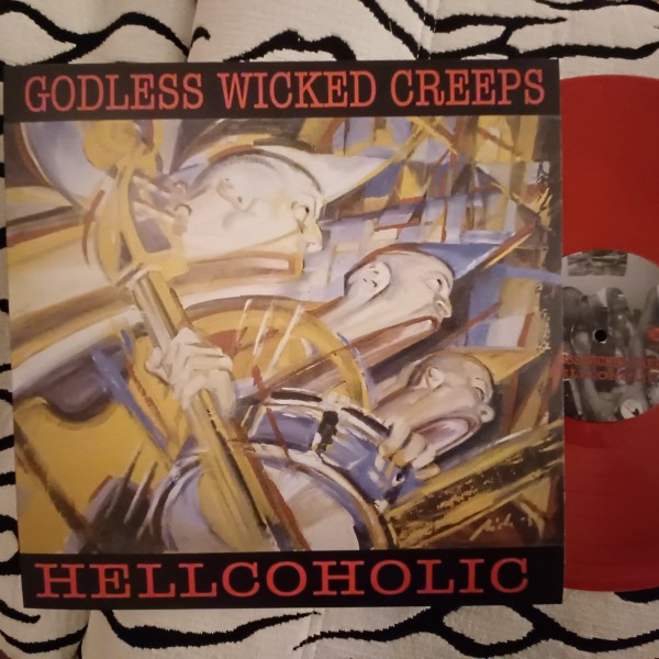 GODLESS WICKED CREEPS - Hellcoholic LP red ltd.