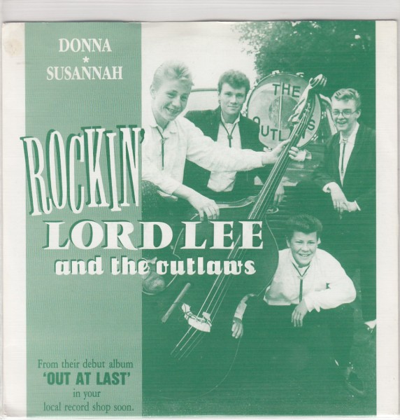 ROCKIN' LORD LEE & THE OUTLAWS - Donna 7" 2nd Hand