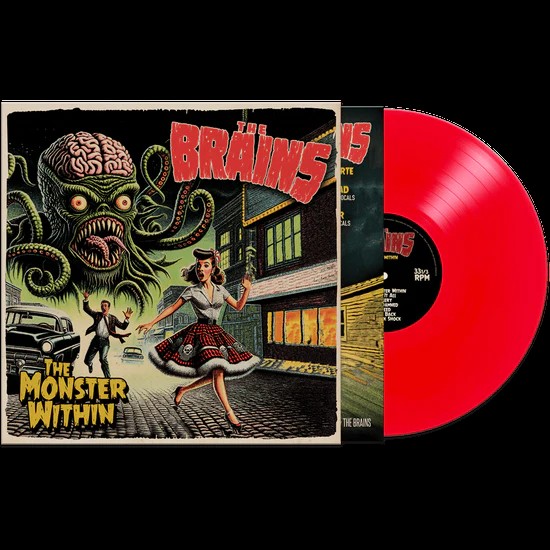 BRAINS - The Monster Within LP red ltd.