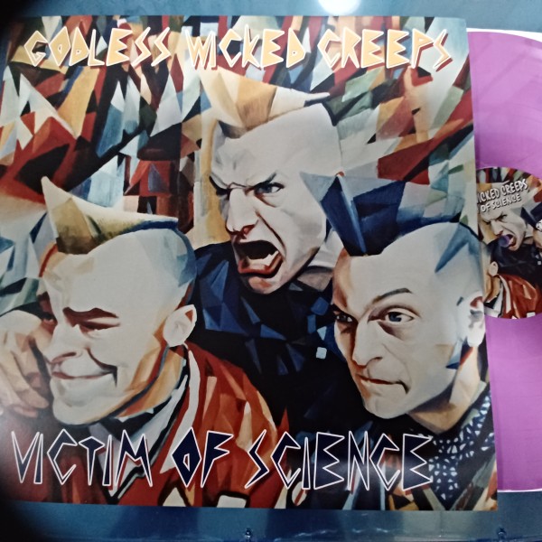 GODLESS WICKED CREEPS - Victim Of Science LP marbled ltd.