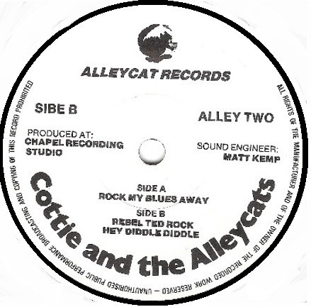 COTTIE & THE ALLEYCATS - Rock My Blues Away 7"EP 2nd Hand