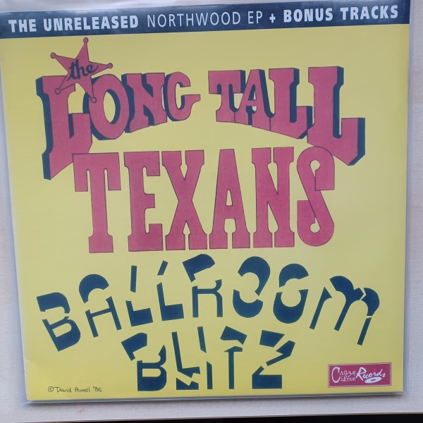 LONG TALL TEXANS - Ballroom Blitz LP BLACK 2nd Hand