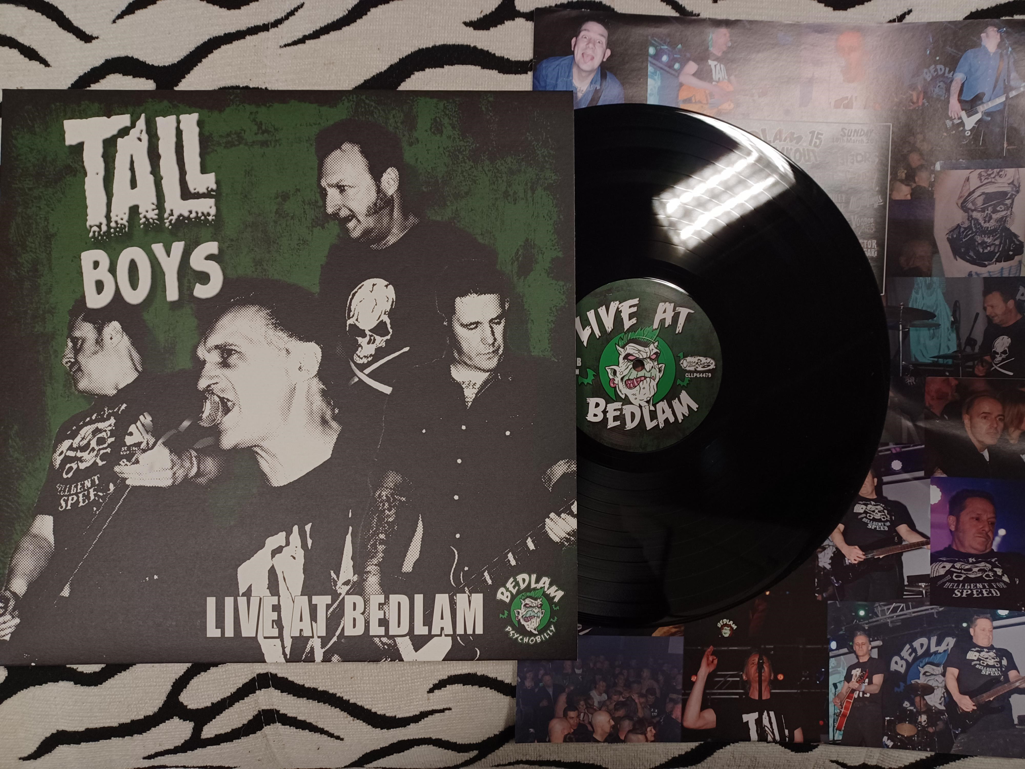 TALL BOYS - Live At Bedlam LP ltd. black