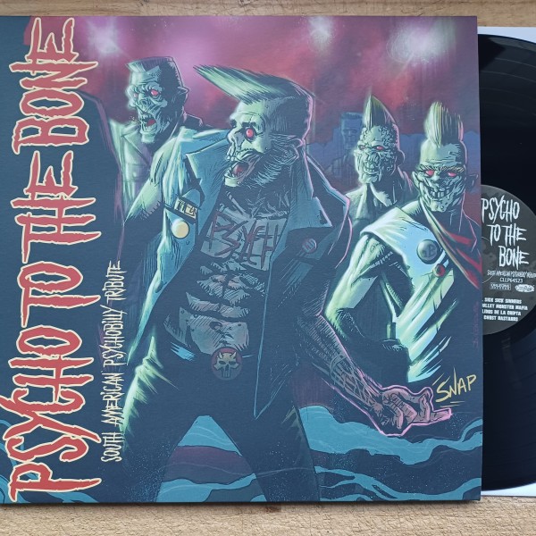 V.A. - Psycho To The Bone LP ltd. black