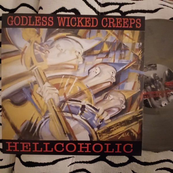 GODLESS WICKED CREEPS - Hellcoholic LP grey ltd.